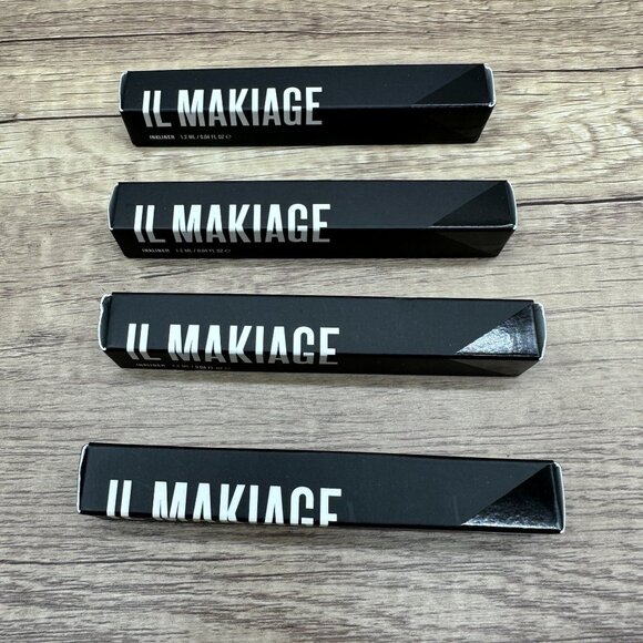 Lot Of 4 IL Makiage Eyeliner Black Inkliner 1.2 ML 0.04 fl Oz Full Size NIB - Picture 3 of 6